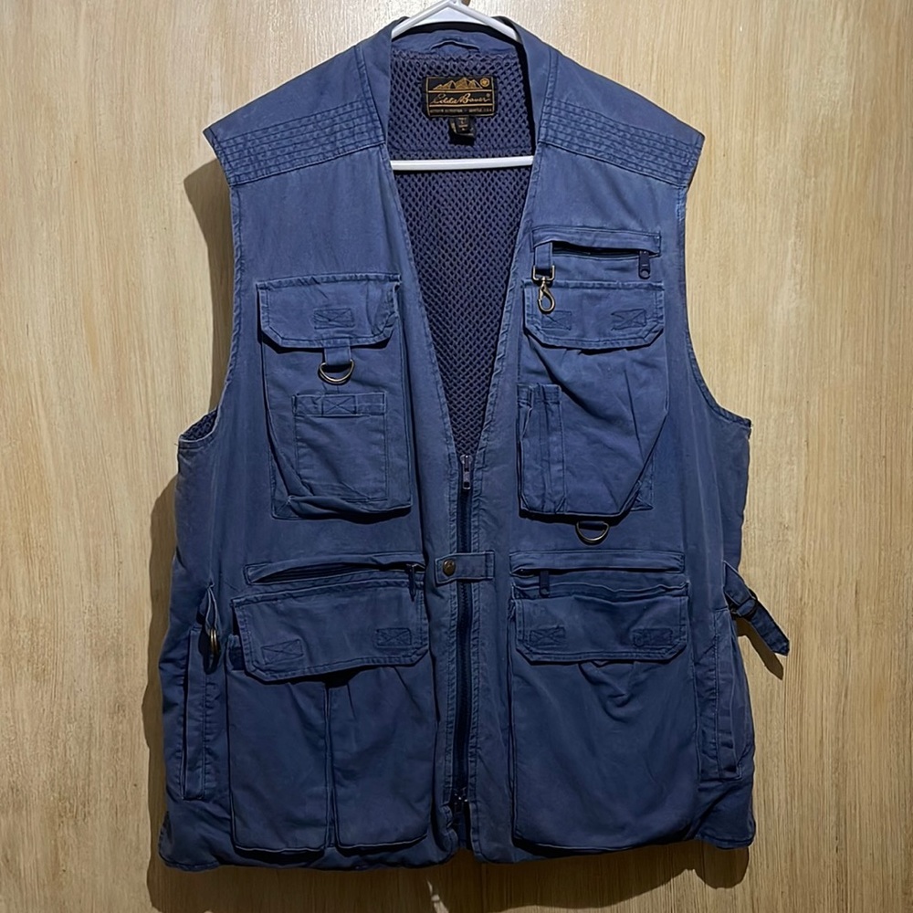 Eddie Bauer Game Hunting Vest Men’s Large Vintage